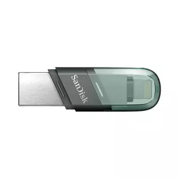 Флешка Sandisk 32Gb iXpand Flip SDIX90N-032G-GN6NN USB3.1 зеленый/серебристый