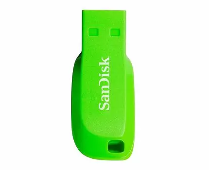 Флешка SanDisk Cruzer Blade 32GB Electric Green