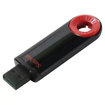Флешка SanDisk Cruzer Dial 64GB черный/красный