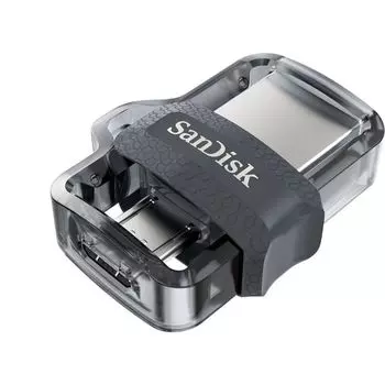 Флешка Sandisk Ultra Dual drive 32Gb (SDDD3-032G-G46) USB3.0 черный