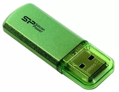 Флешка Silicon Power 32Gb Helios 101 SP032GBUF2101V1N USB3.0 green