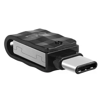 Флешка Silicon Power Mobile C31 16Gb Black (SP016GBUC3C31V1K)