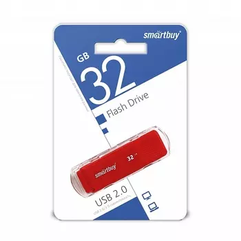 Флешка SmartBuy 32Gb Dock red USB 3.0