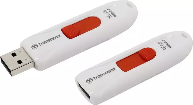 Флешка Transcend JetFlash 590 16Gb белый