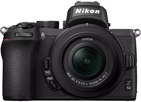 Фотоаппарат Nikon Z50 черный 20.9Mpix 3.2" 4K WiFi NIKKOR Z DX 16-50 f/4.5-6.3 VR