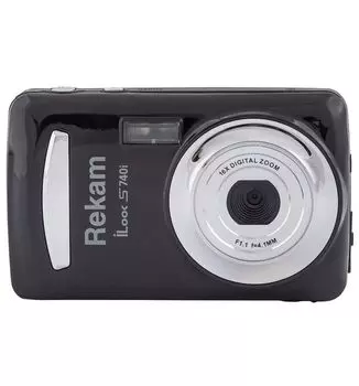 Фотоаппарат Rekam iLook S740i черный 2.4" 720p
