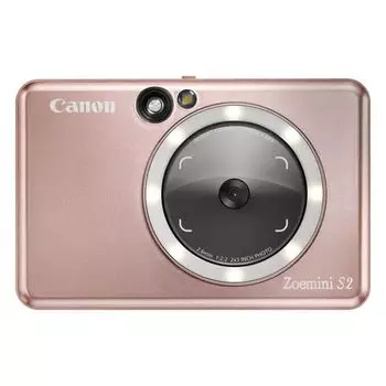 Фотокамера и принтер моментальной печати Canon Zoemini S2 Rose Gold