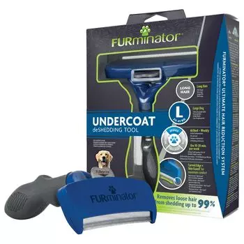 Фурминатор FURminator L для крупных собак с длинной шерстью