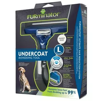 Фурминатор FURminator L для крупных собак с короткой шерстью
