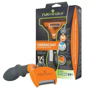 Фурминатор FURminator M для средних собак с длинной шерстью