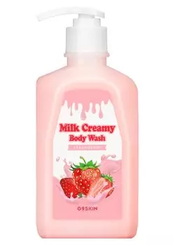 Гель для душа G9SKIN Milk Creamy Body Wash Strawberry 520гр