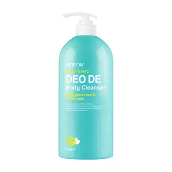 Гель для душа лимон и мята Pedison DEO DE Body Cleanser, 750 мл