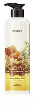 Гель для душа мед и жасмин Deoproce Healing Mix &amp; Plus Body Cleanser Honey White Jasmine 750гр