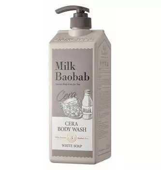 Гель для душа MilkBaobab Cera Body Wash White Soap 1200ml