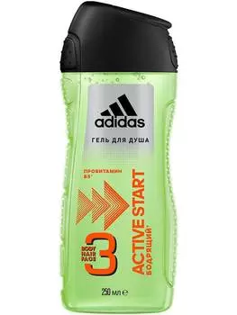 Гель для душа мужской Adidas Shower Gel Male Active Start, 250мл