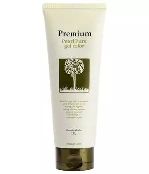 Гель-маникюр для волос Haken Premium Pearll Pure Gel Color Charcoal Black 220гр