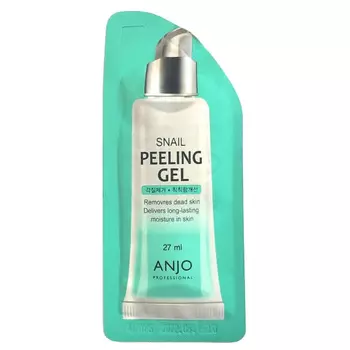 Гель-скатка для лица ANJO Professional Snail Peeling Gel с экстрактом муцина улитки, 27 гр