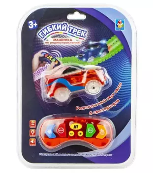 Гибкий трек 1TOY "Машинка" пульт д/у.