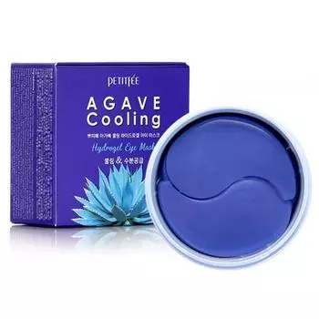 Гидрогелевые патчи для глаз с охлаждающим эффектом Petitfee Agave Cooling Hydrogel Eye Mask, 60шт
