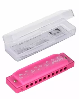 Губная гармошка Future Star SL-1015 PK РОЗОВЫЙ