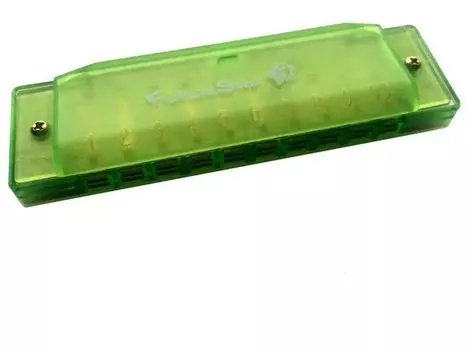 Губная гармошка Future Star SL-1017 GR ЗЕЛЁНАЯ
