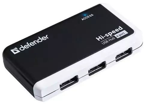Хаб-разветвитель USB Defender Quadro Infix USB 4-ports 83504