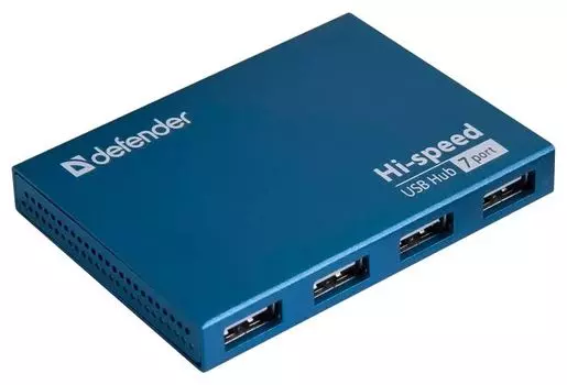 Хаб-разветвитель USB Defender Septima Slim USB 7-ports 83505