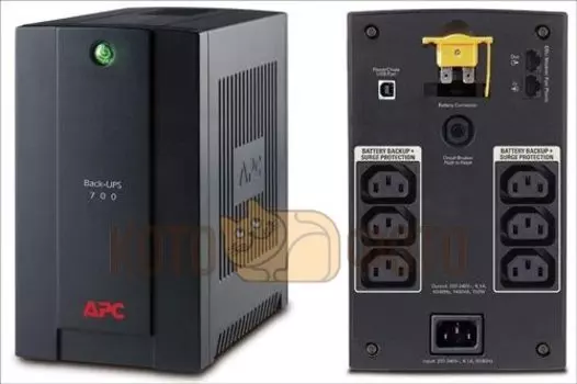 ИБП APC Back-UPS BX700UI черный