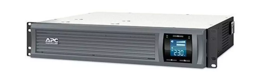 ИБП APC Smart-UPS C SMC2000I-2URS серый