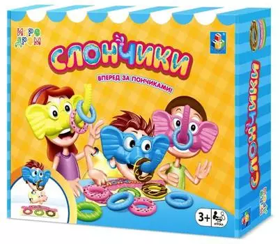 Игра настольная 1TOY ИГРА ДРОМ "Слончики"