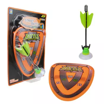Игровой набор 1TOY "Stree Battle" (в компл. стрела с присоской и щит-мишень, см, блистер)
