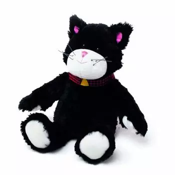 Игрушка грелка WARMIES CP-CAT-11 Черный Кот