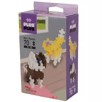 Игрушка Plus Plus Разноцветный конструктор для создания 3D моделей, собаки кор.