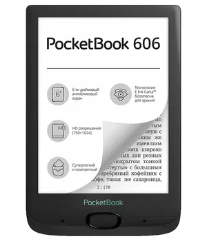 Электронная книга PocketBook 606 Black (PB606-E-RU)