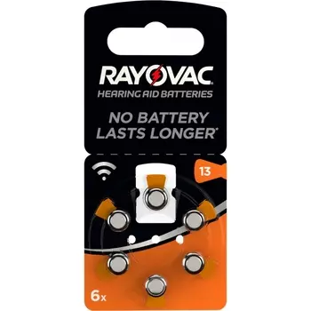 Элемент питания RAYOVAC ACOUSTIC Type 13 блистер 6шт