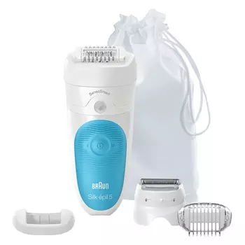 Эпилятор Braun SES 5/890 белый/голубой