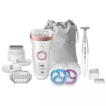 Эпилятор Braun SES 9/980SkinSpa+ эл. триммер
