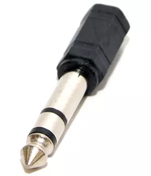 Переходник 5bites 6.3 Jack/M - 3.5 Jack/F AA-3F6M-04