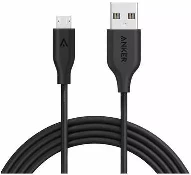 Кабель ANKER A8134 PL A->micro 3m BK