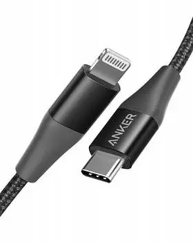Кабель ANKER A8653 60W C->8pin MFI 1.8м BK