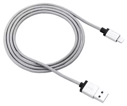 Кабель CANYON CNS-MFIC3DG 8-pin Lightning MFI 1м dark gray
