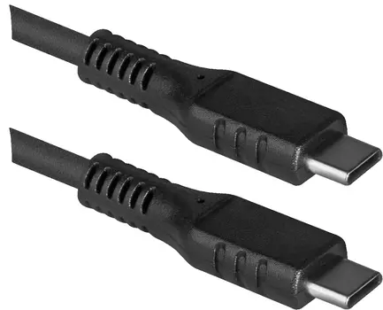 Кабель Defender USB99-03H USB2.0 Type-C (m) - Type-C (m) 1.0 м (87854)