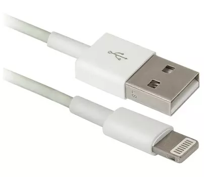 Кабель Defender USB - Apple Lightning (ACH01-03H) 1 м 87470