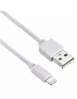 Кабель Digma LIGHT-1.2M-WH USB (m)-Lightning (m) 1.2м белый