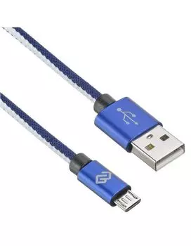 Кабель Digma MICROUSB-1.2M-BRAIDED-BL USB (m)-micro USB (m) 1.2м синий