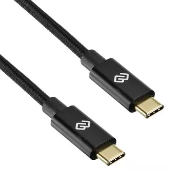 Кабель Digma Power Delivery 100W USB Type-C (m) USB Type-C (m) 1.5м черный