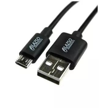 Кабель LAZSO для передачи данных и зарядки USB2.0 (USB-B micro), 2А WU-205C(1.2m)