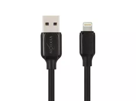 Кабель Vixion K28i USB - Lightning 1m Black