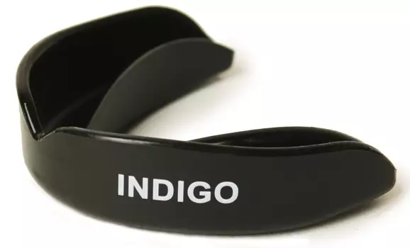 Капа 1 челюстная INDIGO термо, в контейнере, MS-01-TP, Черный,