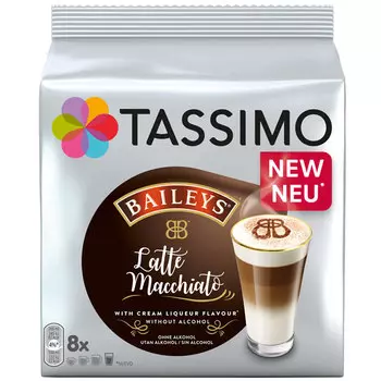 Капсулы кофе Tassimo Baileys Latte Macchiato 8шт